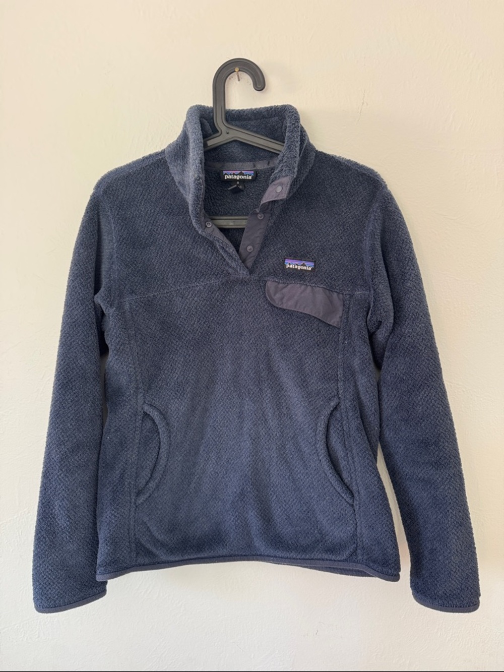 Patagonia Synchilla Women's Dark Navy Snap-Front Fleece Pullover